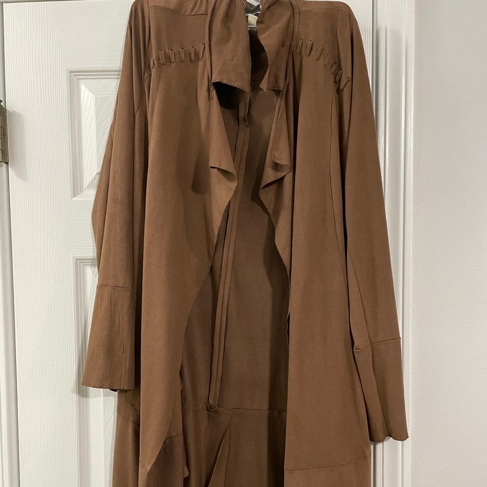 Brown cardigan
